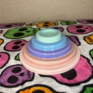 Pastel Multicolor Ceramic Incense Holder